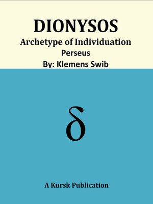 cover image of Dionysos Archetype of Individuation